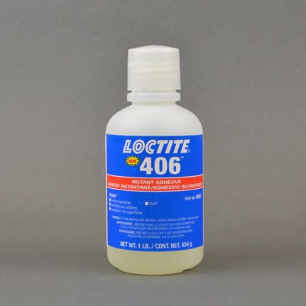 漢高樂(lè )泰 Prism406表面不敏感瞬間粘合劑 透明 1磅 瓶裝