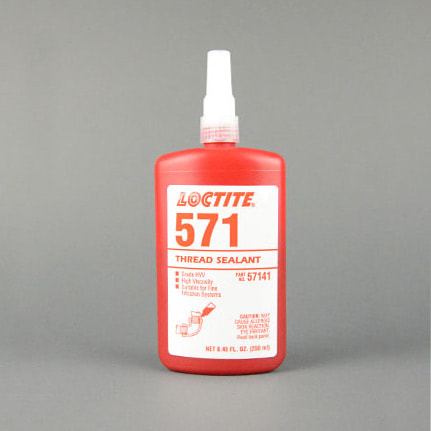 漢高樂(lè )泰 571厭氧螺紋密封膠 棕色 250毫升 瓶裝